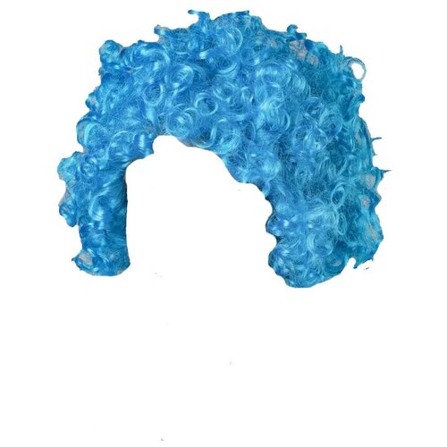 Карнавальный парик кудрявый афро бирюзовый карнавальный парик кудрявый афро синий