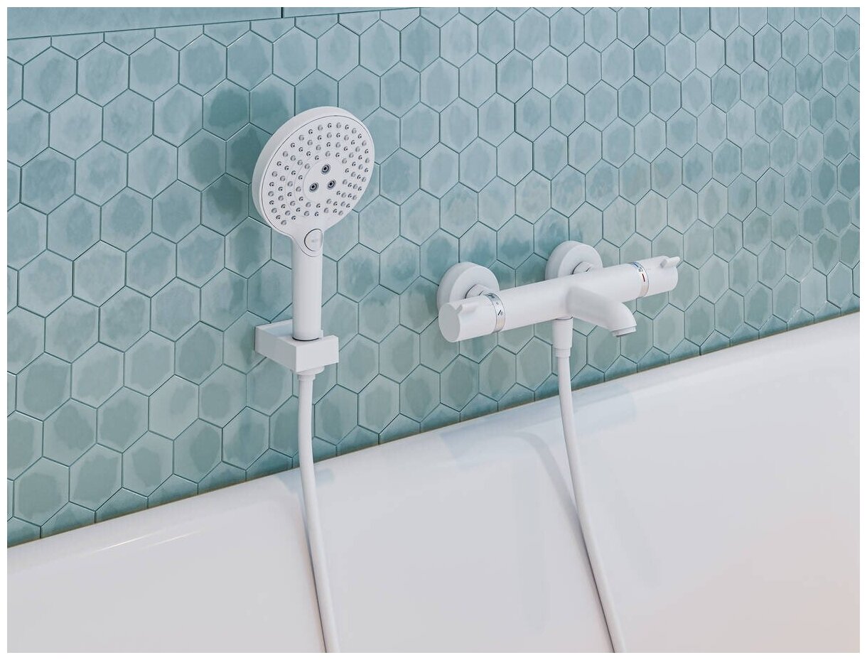 Ручной душ Hansgrohe Raindance Select S 26530700 3 режима, белый матовый - фотография № 4