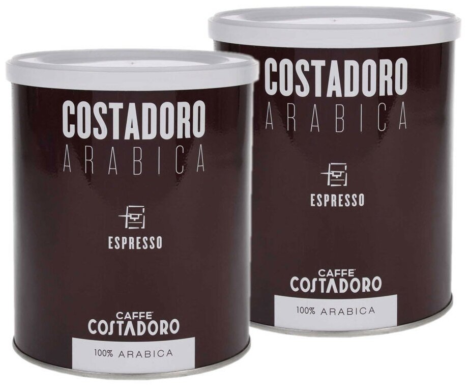 Кофе молотый Costadoro Arabica Espresso (Арабика Эспрессо) 2x250г