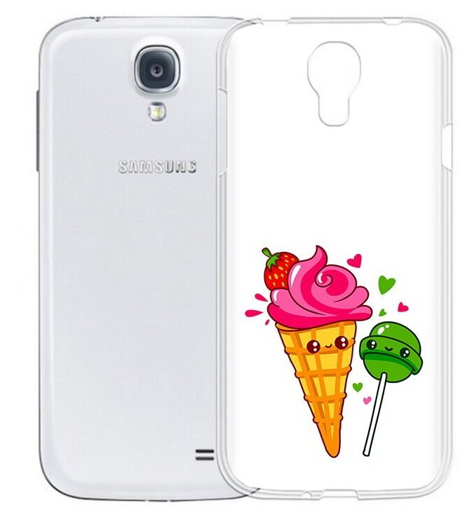 Чехол задняя-панель-накладка-бампер MyPads Вкусняшки для Samsung Galaxy S4 GT-i9500/i9505 противоударный