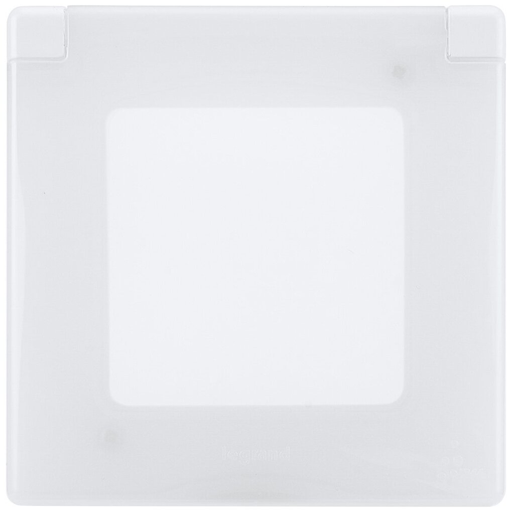 фото Рамка на 1 пост, с защитной крышкой IP 44. Цвет Белый. INSPIRIA от Legrand. 673920