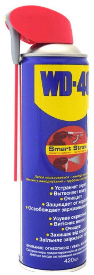 WD-40-420 Смазка многоцелевая WD-40 (аэрозоль) 420 мл