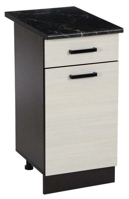 фото Шкаф напольный Н600-1Мальва 600*840*450 Венге-Лоредо