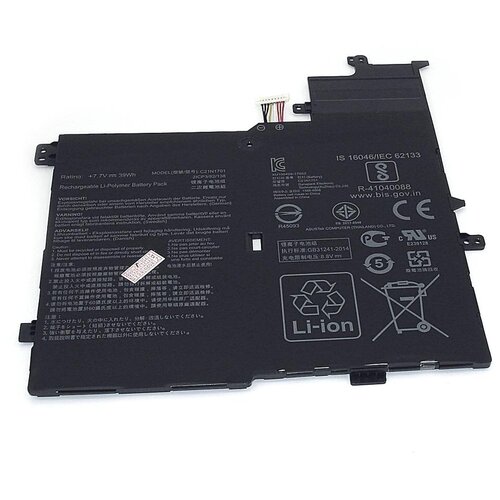 Аккумуляторная батарея для ноутбукa Asus VivoBook S14 S406U S406UA X406U (C21N1701) 7.7V 39Wh для asus s14 s406ua vivobook зарядное устройство блок питания ноутбука зарядка адаптер сетевой кабель шнур