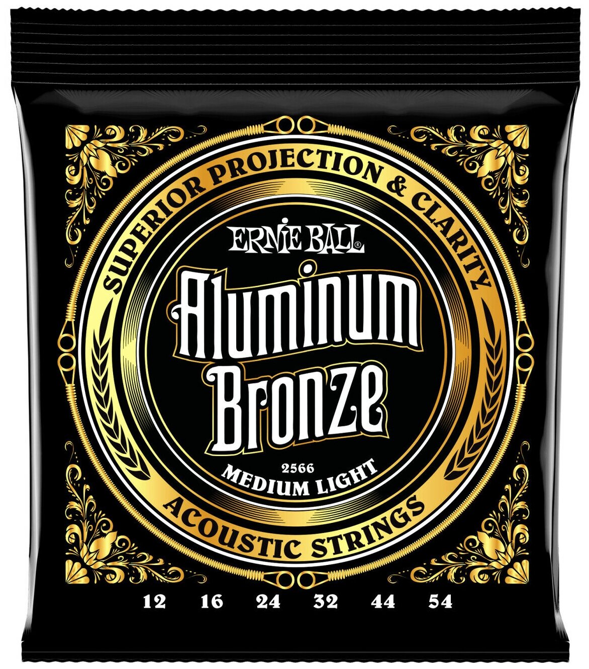 ERNIE BALL 2566 Aluminum Bronze Medium Light 12-54 Струны для акустической гитары