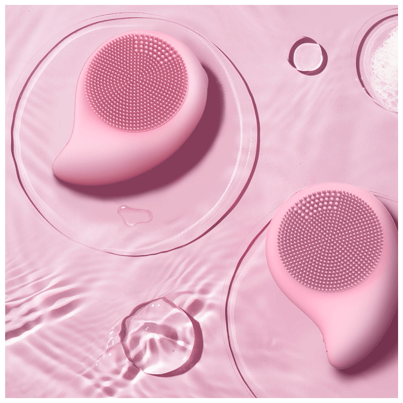 Массажер для чистки лица FitTop L-Clear, розовый - фотография № 12