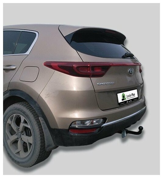 Фаркоп (ТСУ) Kia Sportage (18-) Hyundai Tucson (18-) со съемным шаром (без эл/пак.) Лидер-Плюс K124-A