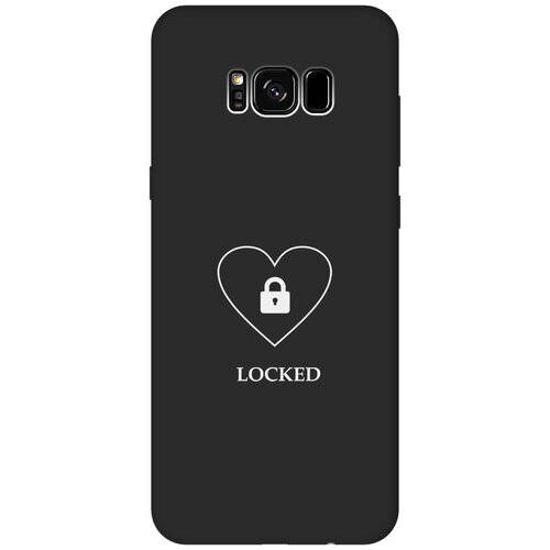 Матовый чехол Locked W для Samsung Galaxy S8+ / Самсунг С8 Плюс с 3D эффектом черный матовый чехол trekking w для samsung galaxy s8 самсунг с8 с 3d эффектом черный