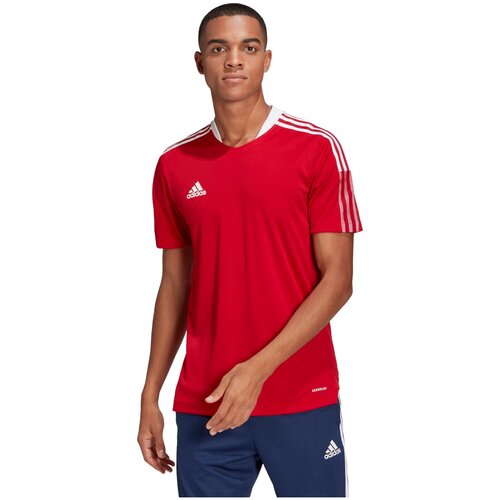 фото Футболка adidas, размер xs, красный