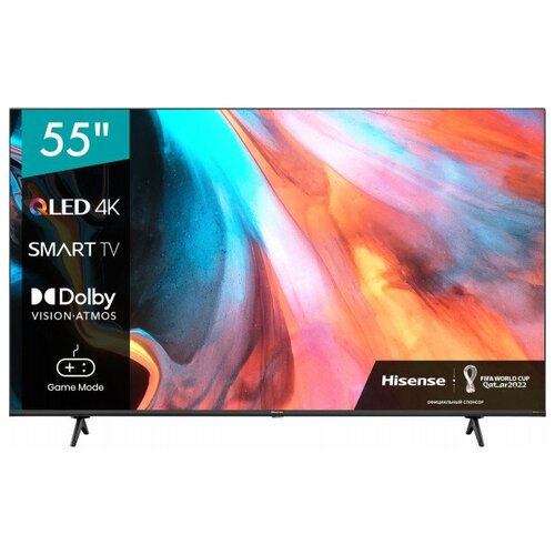 Телевизор Hisense 55 QLED UHD Smart TV Звук 16 Вт 2x8 Вт 3xHDMI 2xUSB 1xRJ-45 Черный 55E7HQ 4999000₽