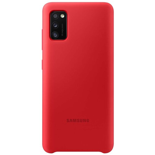 Чехол-накладка Samsung Silicone Cover для Samsung Galaxy A41 SM-A415F Красный