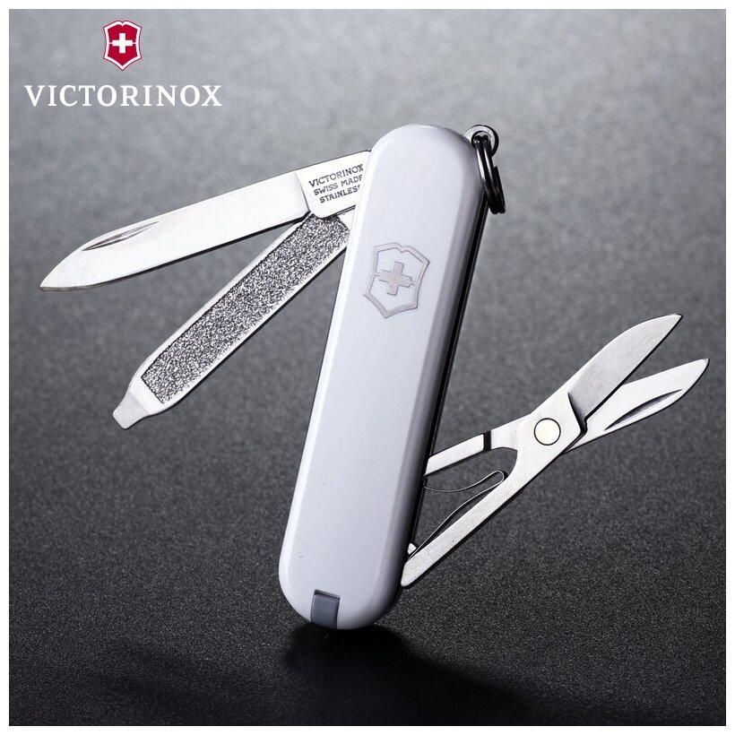 Складной нож Victorinox Classic Fire Opal, 7 функций, 58мм - фото №7