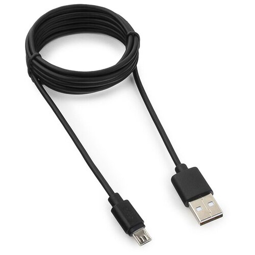 Гарнизон Кабель USB 2.0 Pro, AM/microBM 5P, 1.8м, черный, пакет (GCC-mUSB2-AMBM-1.8M)