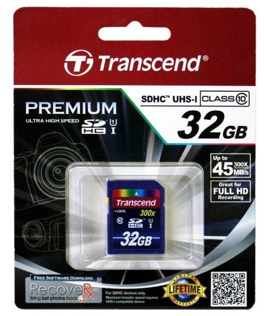 Карта памяти SDHC Transcend - фото №3