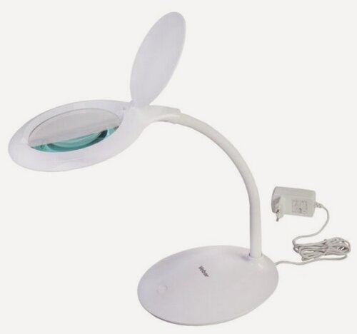 Изображение товара Лупа Veber 8611 3D (3 дптр, 127мм) настольная с подсветкой LED
