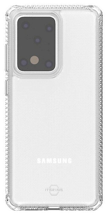 Чехол антибактериальный ITSKINS HYBRID CLEAR для Samsung Galaxy S20 Ultra прозрачный - фото №2