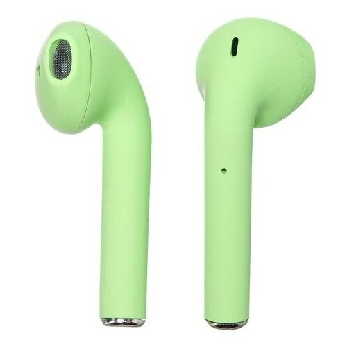 Наушники беспроводные LuazON i12 TWS BT 50 35300 мАч сенсор матовые зелёные 4585902 85600₽