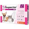 Inspector Mini Капли от блох, клещей и гельминтов для кошек и собак - изображение