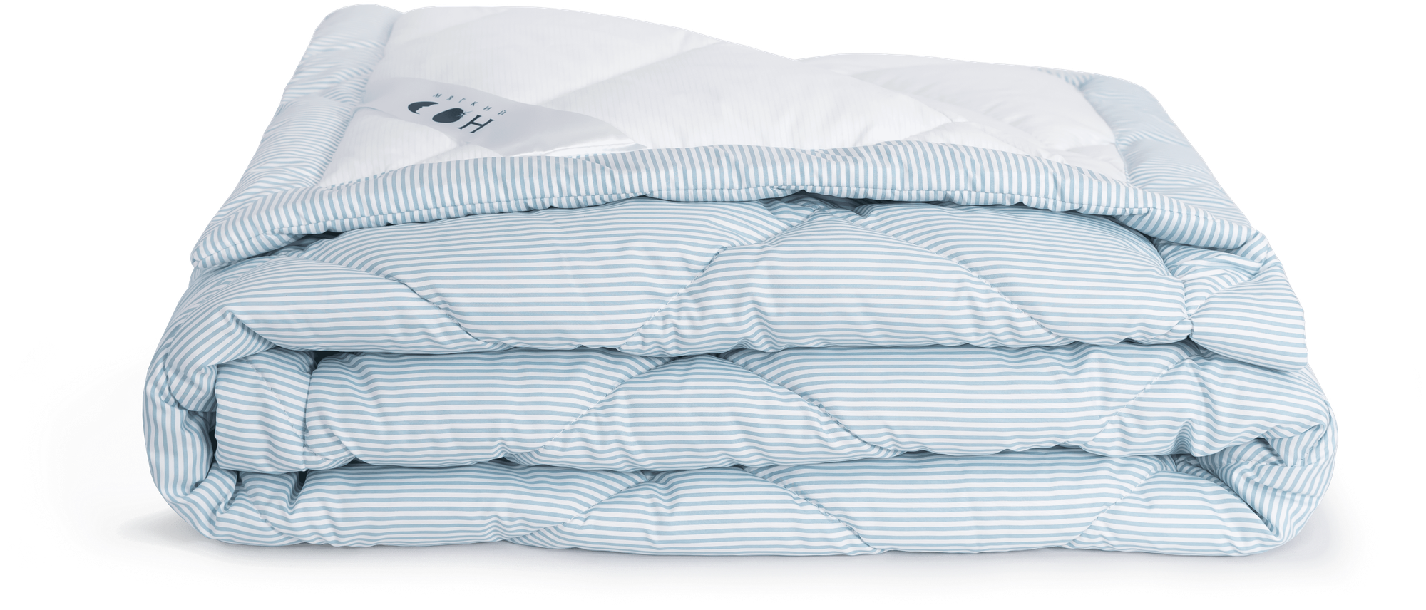 Одеяло двухстороннее стеганое 1,5 спальное 140х205 гипоаллергенное подарочное с шёлковым бортом - фотография № 8