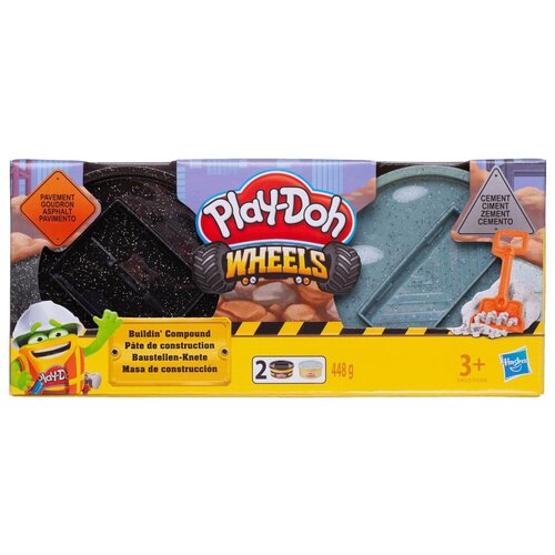 Набор для творчества Hasbro Play-Doh Wheels Специальная масса для лепки 2 вида масса для лепки play doh wheels погрузчик e92265l0 3 цв