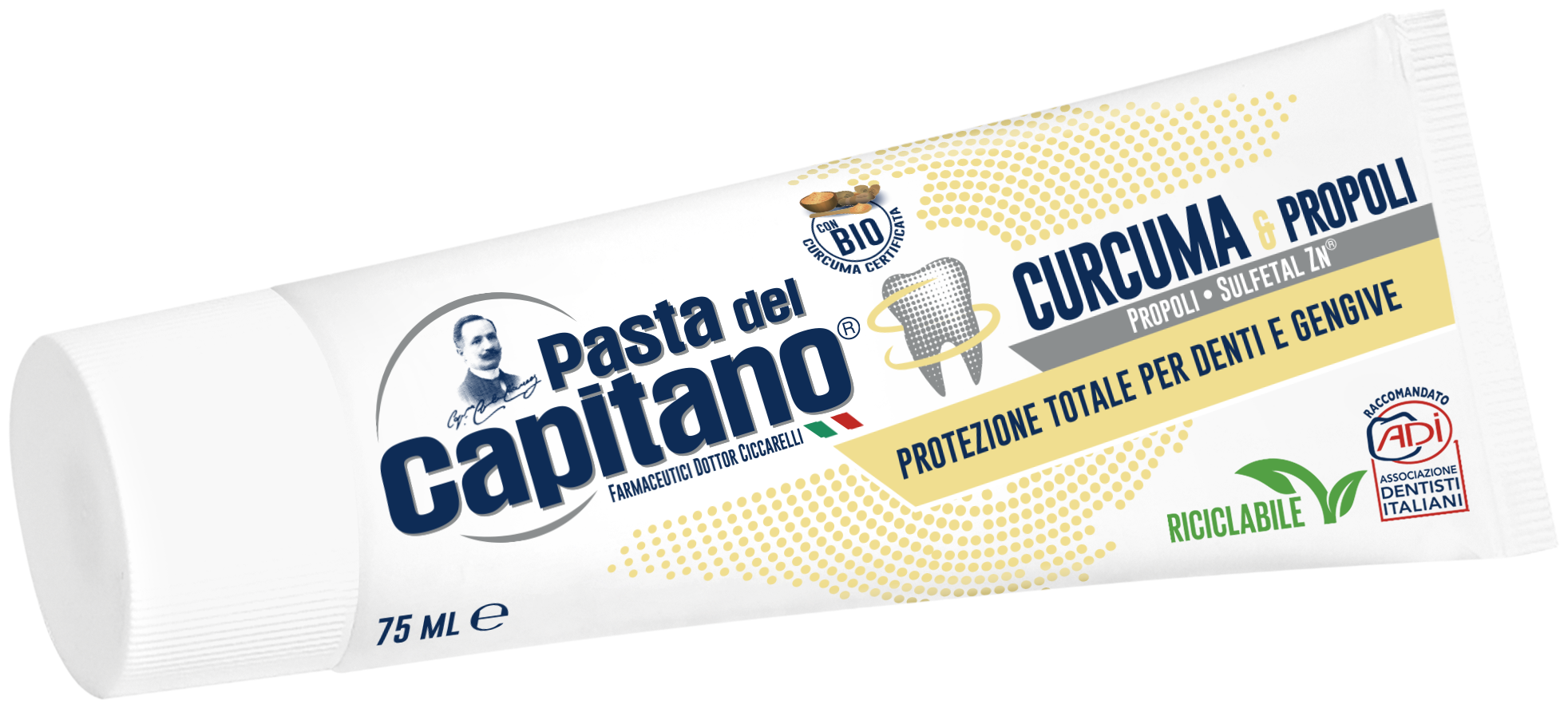 Зубная паста Pasta del Capitano Turmeric & Propolis, 75 мл - фото №5
