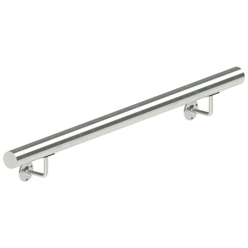 Поручень пристенный из нержавеющей стали Тип 1. 38.1 мм 1000 мм. Для улицы AISI 304. Полировка. Опора для пожилых, инвалидов