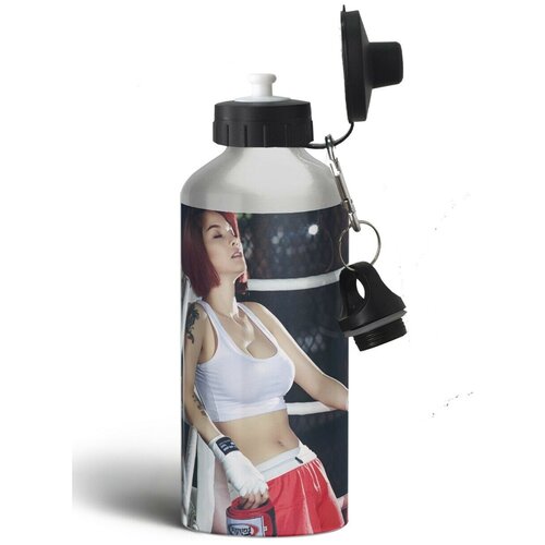 фото Бутылка спортивная,туристическая фляга, 500мл спорт бокс девушка - 253 brutbottle