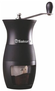 Кофемолка механическая SA-6159BK, Sakura