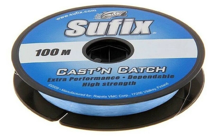 Леска Sufix CAST'N CATCH x10 Blue 100м 0.28мм 4.4кг