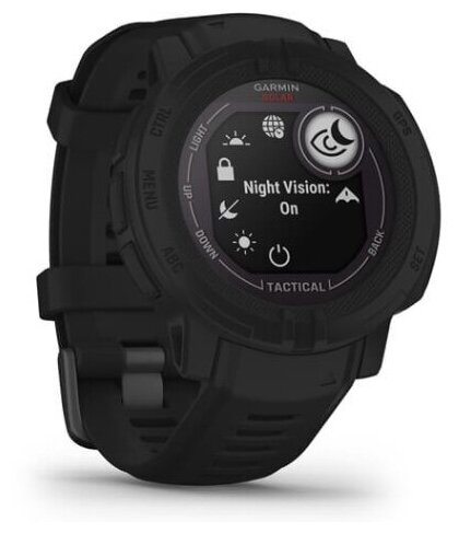 Смарт-часы Garmin INSTINCT 2 Solar Tactical черный, 010-02627-03