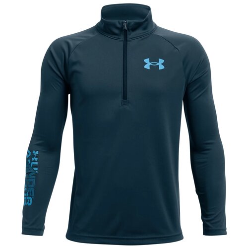 фото Лонгслив under armour ua tech bl 1/2 zip дети 1366377-413 yxl