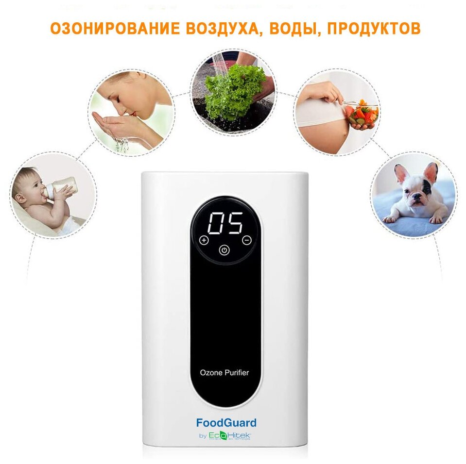 Озонатор Food Guard 1000 мг/час - воды, воздуха, продуктов. Дезинфекция, удаление запахов. Самый мощный бытовой генератор озона на рынке. - фотография № 8