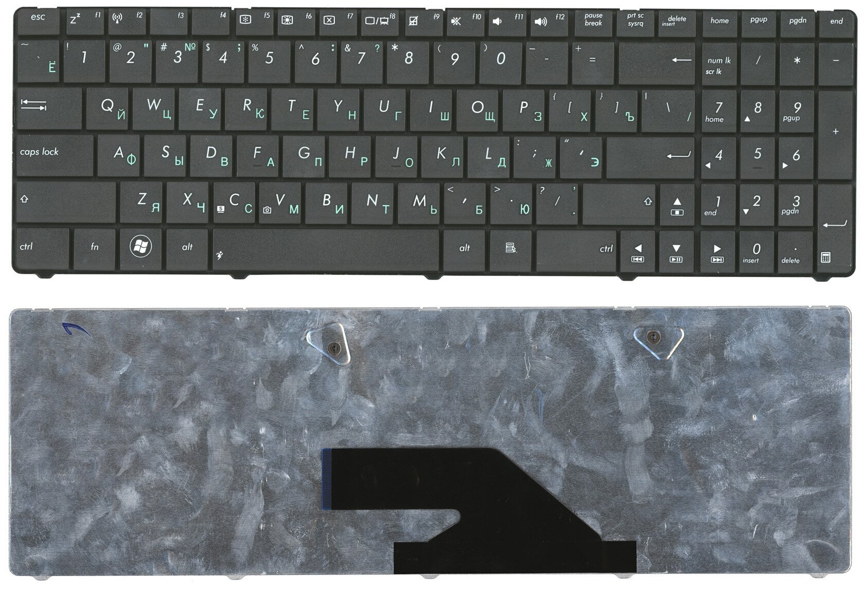 Клавиатура для ноутбука Asus K75 K75DE K75VJ K75VM черная