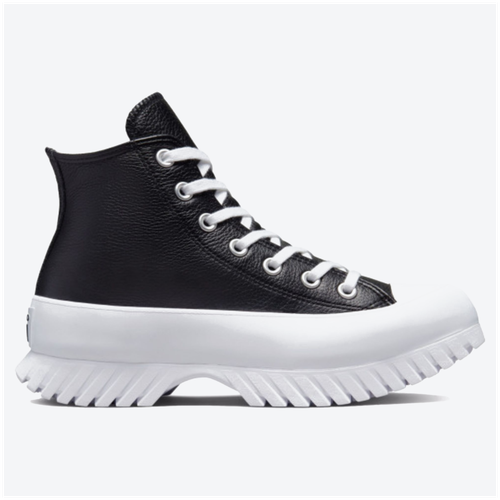 Кеды Converse Chuck Taylor All Star Lugged A03704 кожаные высокие черные (38)