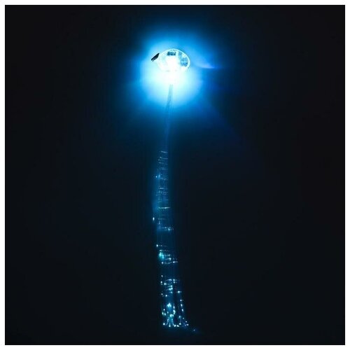 Прядь для волос на заколке светящиеся 40 см 533₽