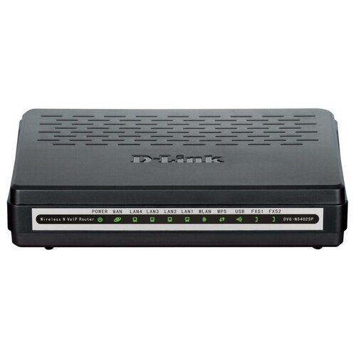 3G/LTE VOIP маршрутизатор D-link DVG-N5402SP/2S1U, 1 порт USB, 2 порта FXS