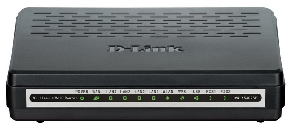 3G/4G VOIP маршрутизатор D-link DVG-N5402SP/2S1U 1 порт USB 2 порта FXS