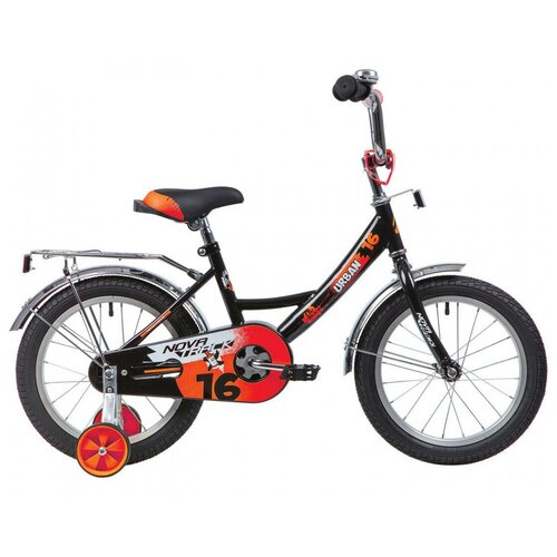 Детский велосипед Novatrack Urban 16, год 2020, цвет Черный