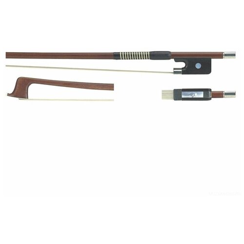 Gewa Double Bass Bow Brazil Wood Student German 3/4 смычок для контрабаса gewa violin bow brazil wood student 3 4 смычок скрипичный восьмигранная трость