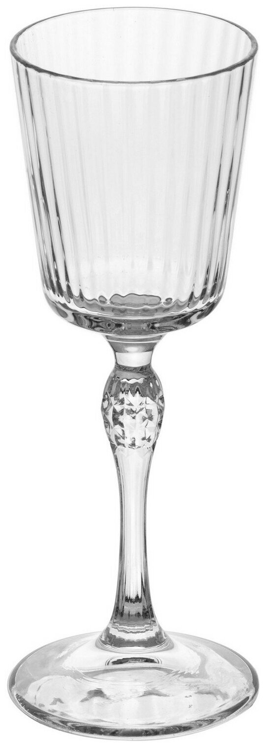 фото Коктейльная рюмка Bormioli Rocco Америка 20х, 80мл, 56х56х150мм, стекло, прозрачный