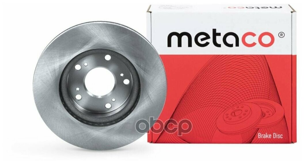 METACO 3050048 Диск тормозной передний вентилируемый 2шт