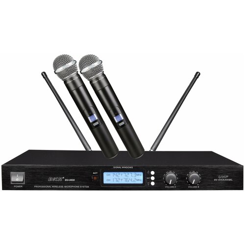 Радиомикрофоны clevermic BKR KX-D3820 два ручных 3633900₽