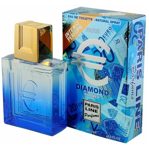 EURO Diamond INTENSE PERFUME (Евро Даймонд двойной парфюм)Т/В муж. 100 мл number one intense perfume номер первый двойной парфюм т в муж 100 мл