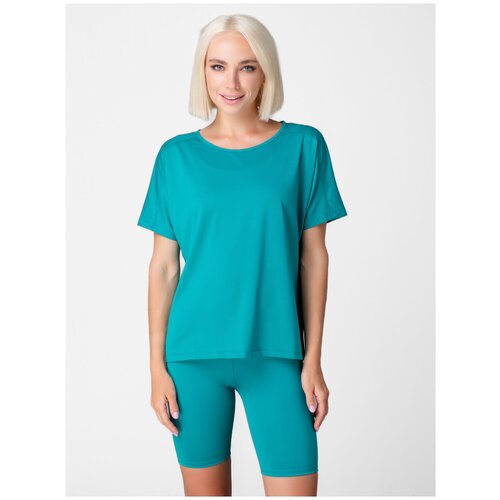 фото Футболка oxouno oxo 2074-666 спорт размер s, лагуна (голубой)