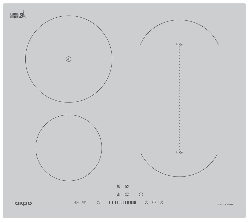 Варочная панель индукционная AKPO РIA 6094117CC WH