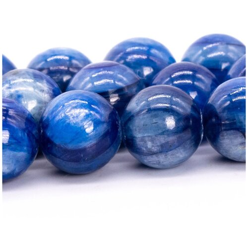 Кианит 7мм, нить 40см, (около 55 природных бусин), Бразилия от 