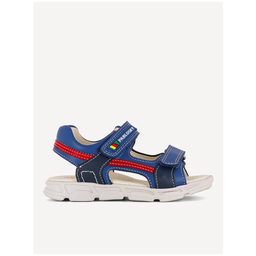 туфли летние открытые PABLOSKY, для мальчиков, цвет Синий/Зелёный, Размер 33