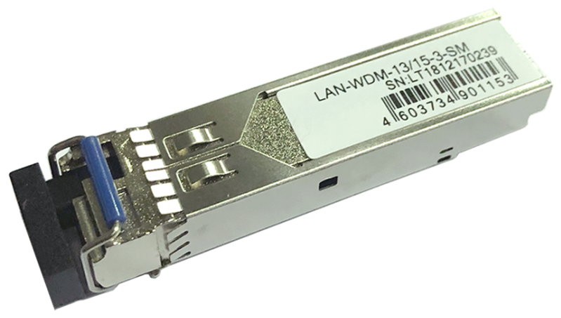 Трансивер Lanmaster Модуль SFP Western DigitalM 1.25G, 1550nm / 1310nm, 3 km, LC, DDM, Cisco