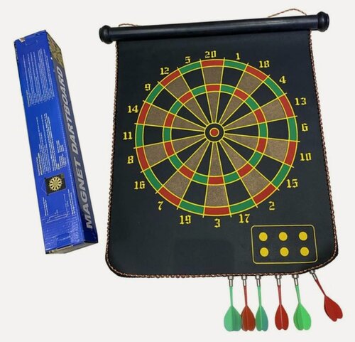 Изображение товара Дартс магнитный, 46 см x 48 см x 1 см, для развития координации и меткости