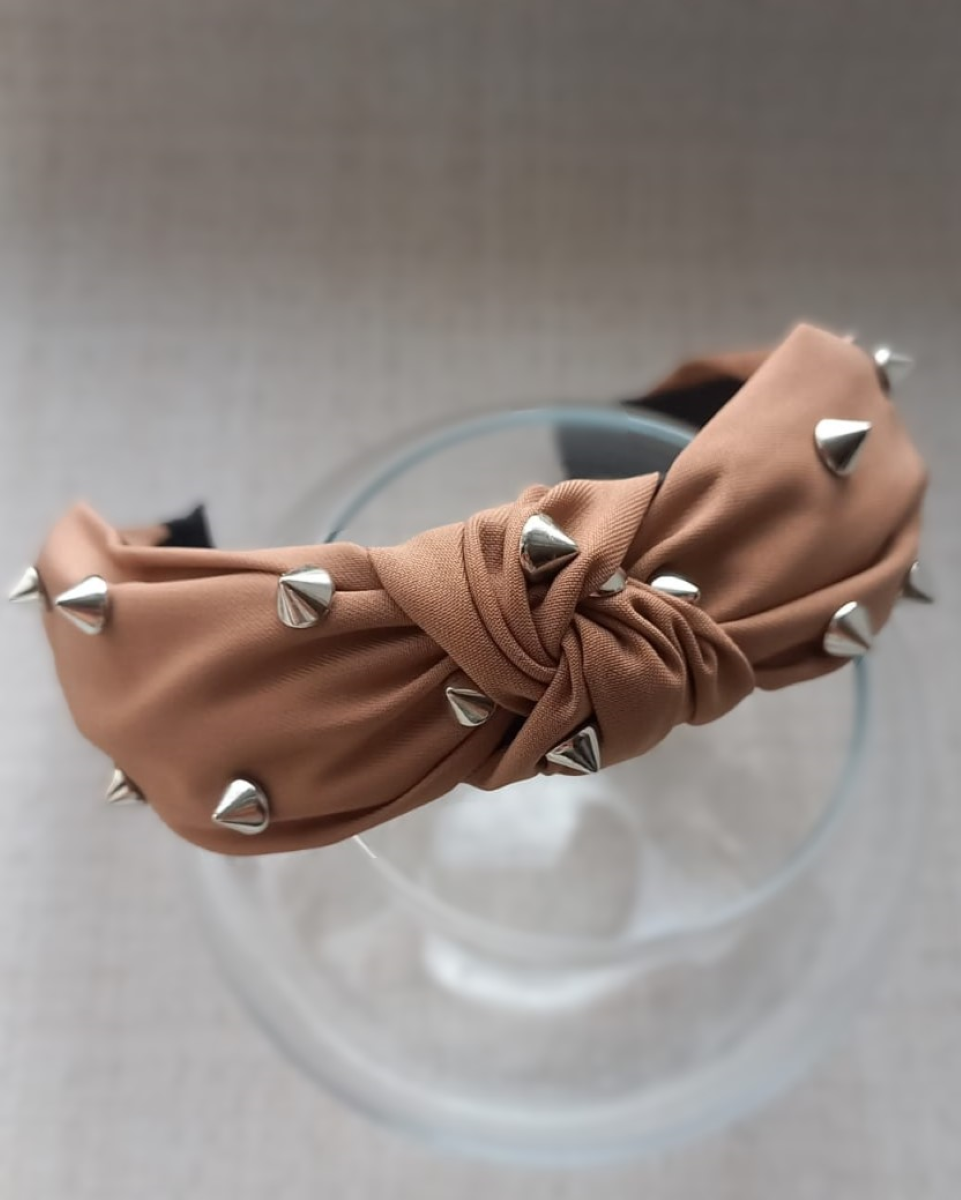 Ободок для волос с шипами Mocha Mousse